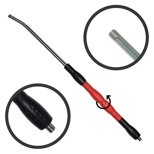 Lanze gebogen ISO88 - 1000 mm - SRS