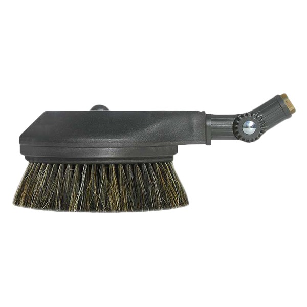 Rotierende Waschbürste Natural- mit Gelenk 1/4  IG