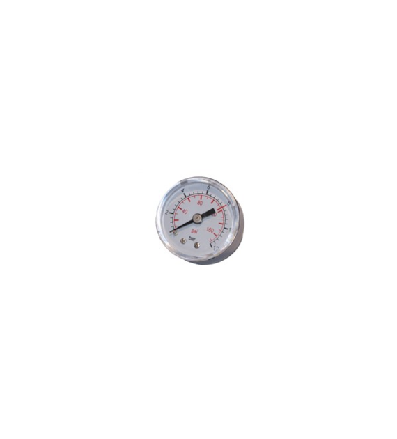 Manometer NW 40 - 12 bar 1/8  AG - ausgang hinten