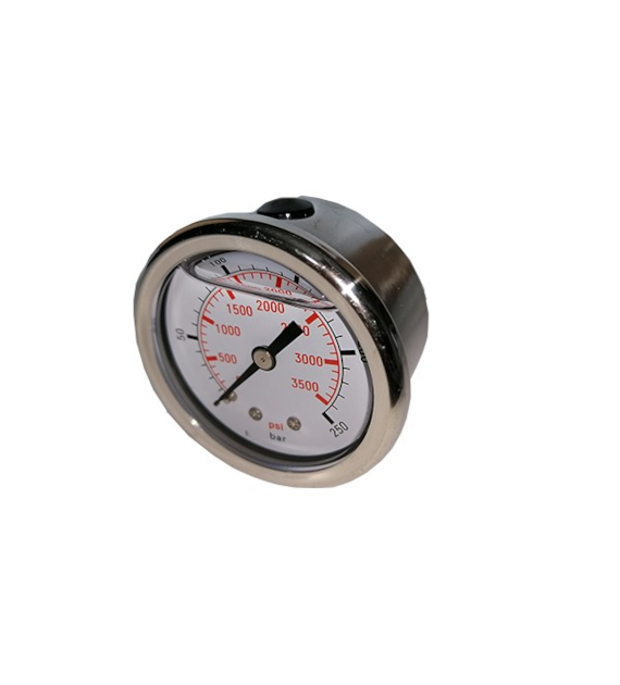 Manometer NW 50 - 250 bar 1/4  AG ausgang hinten