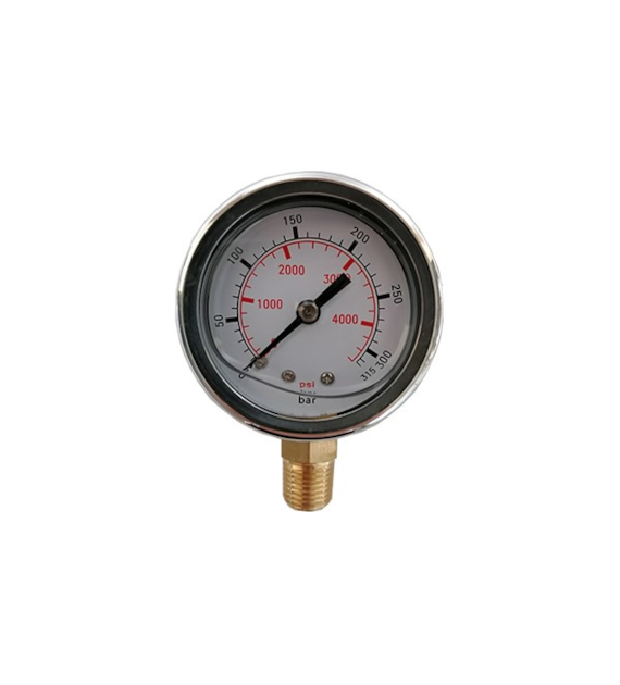 Manometer NW 50 - 315 bar 1/4  AG ausgang unten