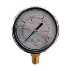 Manometer NW 63 - 160 bar 1/4  AG ausgang unten