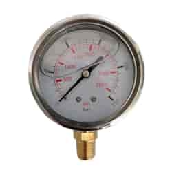 Manometer NW 63 - 250 bar 1/4  AG ausgang unten