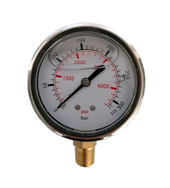 Manometer NW 63 - 315 bar 1/4  AG ausgang unten