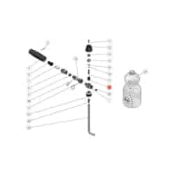 Kolbenhalter für Schaumlanze LS3 - Pos.18