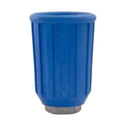 Düsenschutz 1/4  IG - Edelstahl, Gummi, Blau