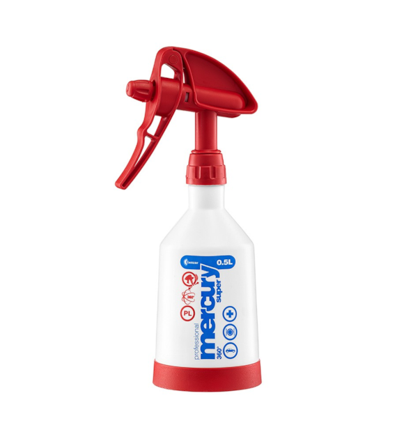 Sprühgerät Merkury Super 360 Pro + 0,5L ROT