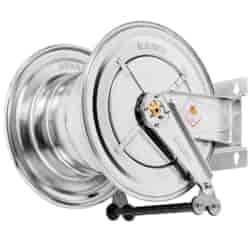 Schlauchaufroller - 60 m - Edelstahl - 200 bar