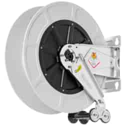 Schlauchaufroller + ABS -20 m - Edelstahl -200 bar