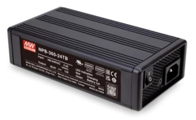 Battery charger - 24V 12A (external)