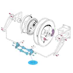 Rollenhaltesatz - 20 m - Edelstahl