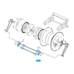 Rollenhaltesatz - 60 m - Edelstah