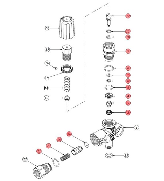 Reparatursatz für VRF2 KIT2