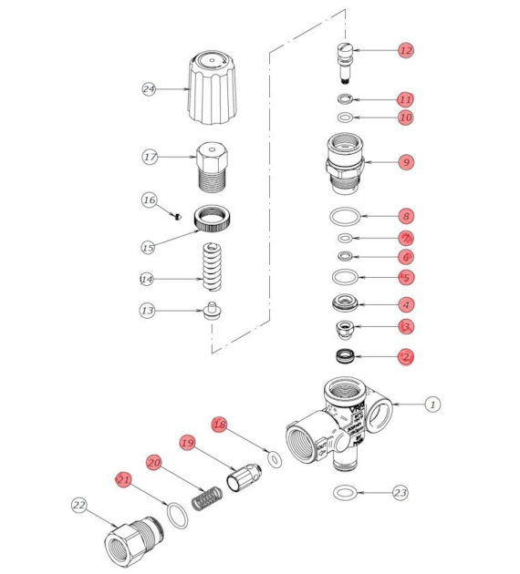 Reparatursatz für VRF2 KIT2