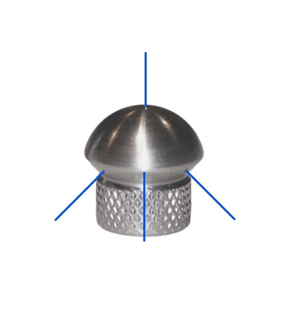 Rohrreinigungsdüse 1/8  IG 3+1  - 045