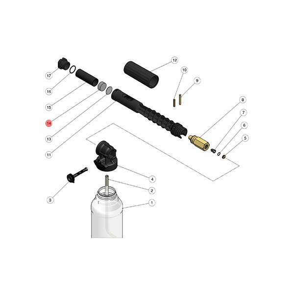 Schaumpad für Schaumlanze LS12 - Pos.14