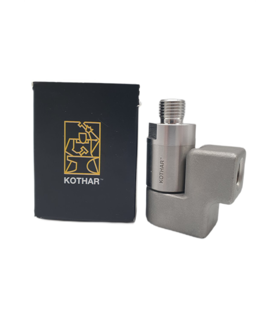 Drehgelenk 90° 1/4  AG - 1/4  IG KOTHAR F. INOX