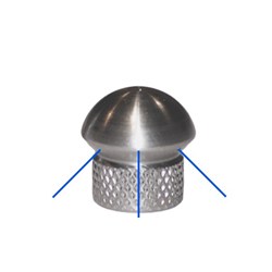 Rohrreinigungsdüse 1/8  IG 3 - 060