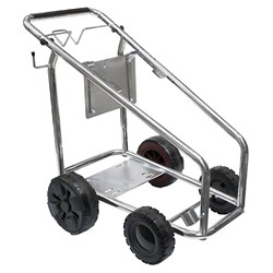 Trolley für Motorpumpe - Chrom