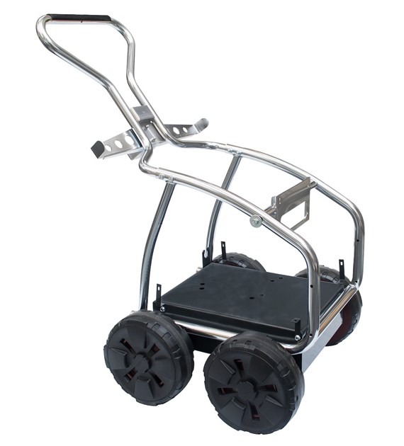 Trolley für Motorpumpe - Chrom