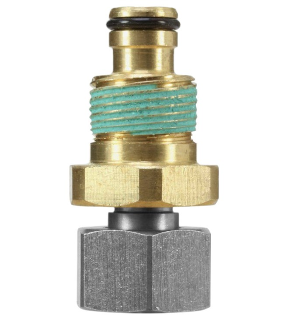 Adapter K-Lock-7 TR20AG : M18x1,5IG Messing/VA