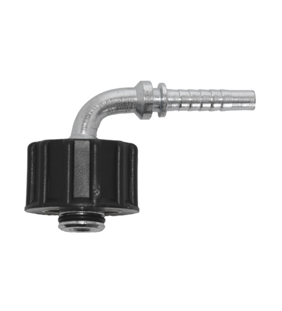 Pressnippel NW8 vormontiert 90° M22 IG  -  K 