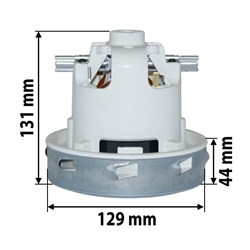 Saugturbine 1100 W 2-stufig, by pass