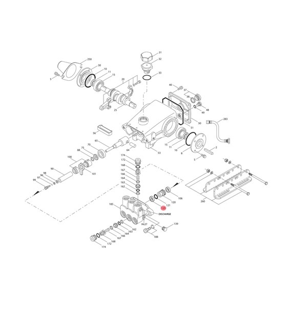 Dichtung NW 20 CAT H.P. (Buna) 125