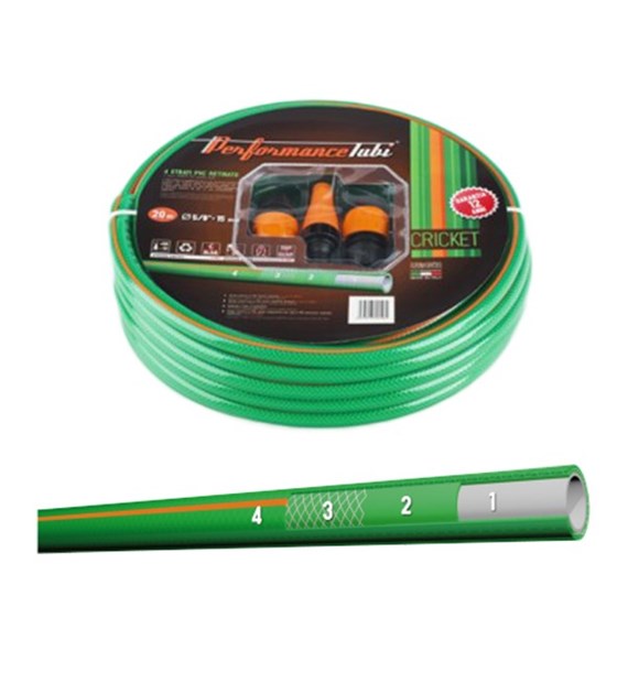 Gartenschlauch CRICKET 5/8  - 15 mm (20 m) - Satz