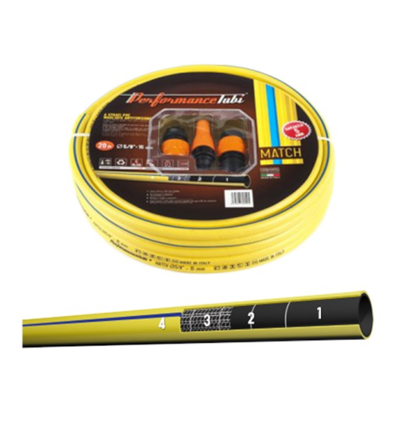 Gartenschlauch MATCH 1/2  - 12,5 mm (15 m) - Satz