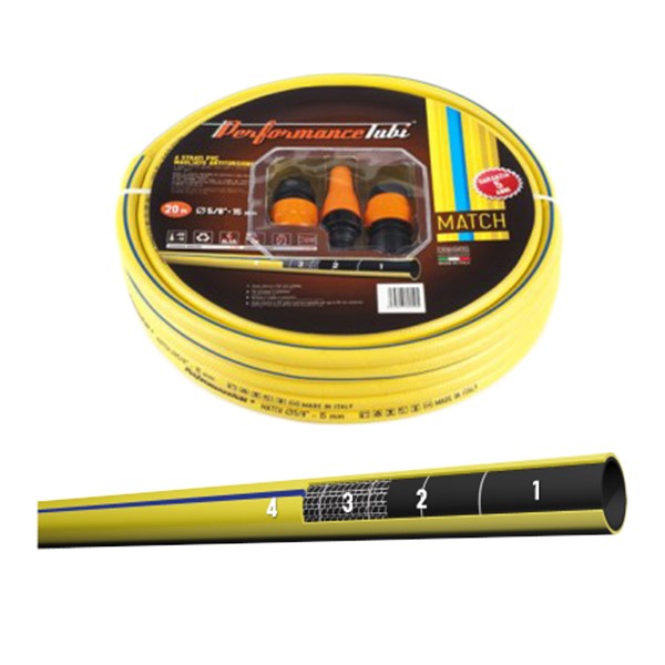 Gartenschlauch MATCH 1/2  - 12,5 mm (15 m) - Satz