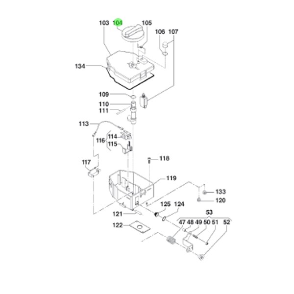 Schaltknopf Comet KS