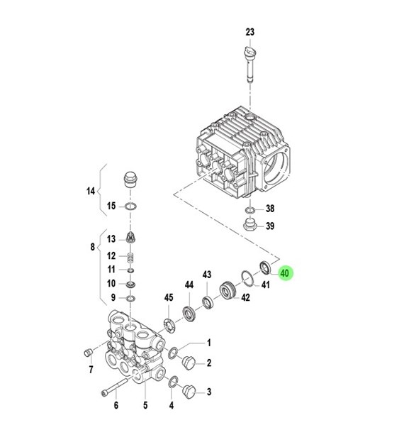 Dichtung Comet 14x22,5x5/7