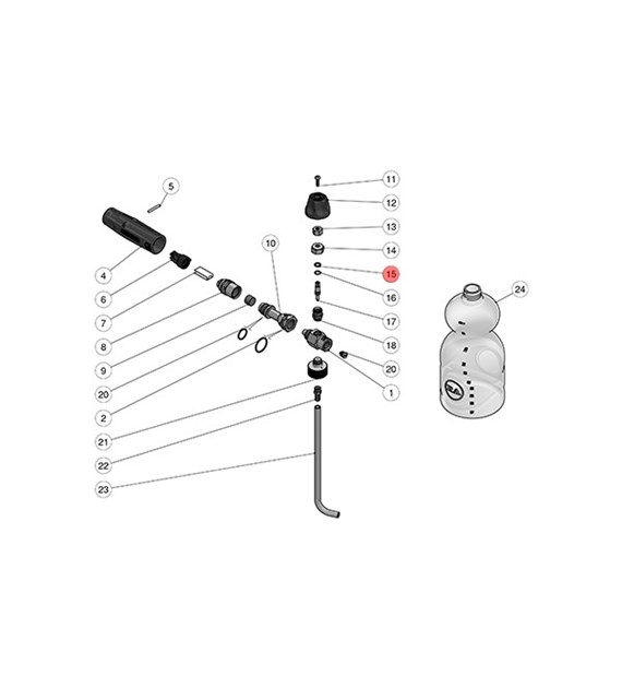 O-Ring für Schaumlanze LS3 - Pos.15