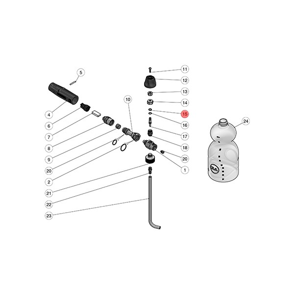O-Ring für Schaumlanze LS3 - Pos.15