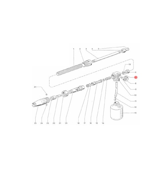 Düse für Schaumlanze Interpump 1.40 - Pos.7