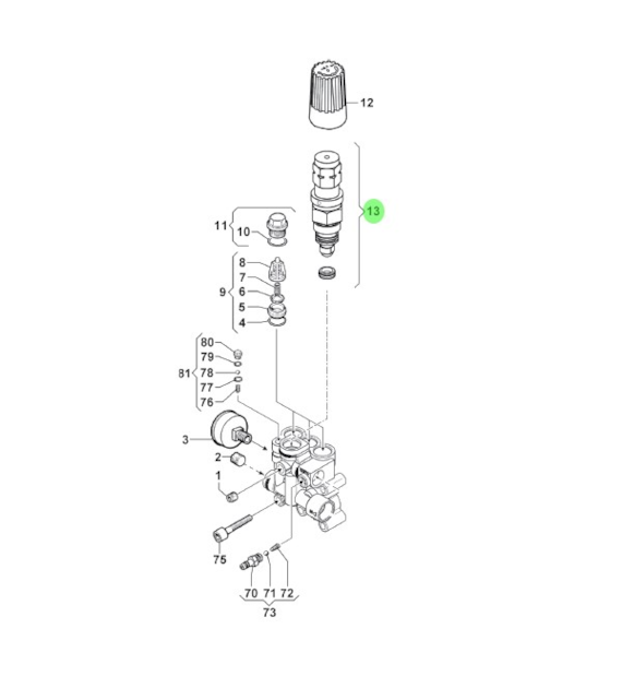 By-Pass Ventil Comet 280 bar