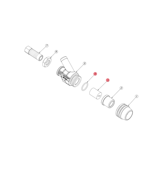 Reparatursatz für Sandstrahler TPS560