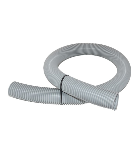 Elastischer PVC Saugerschlauch NW32 - grau