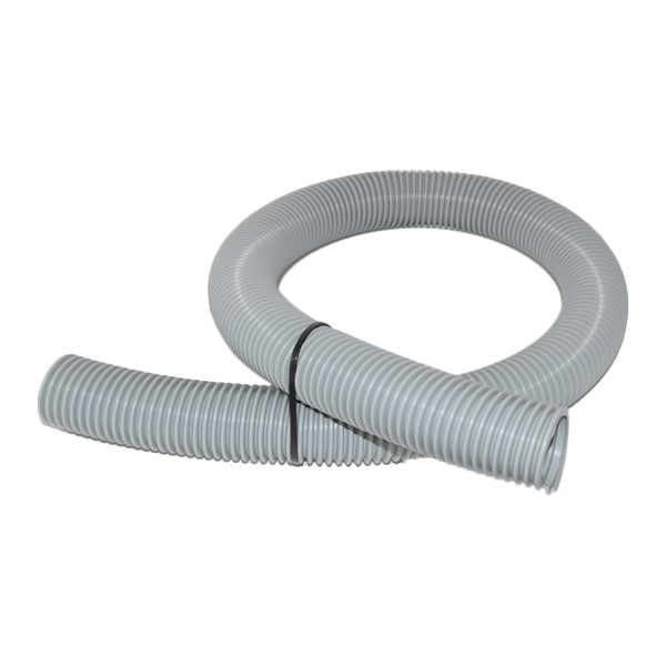 Elastischer PVC Saugerschlauch NW51 - grau