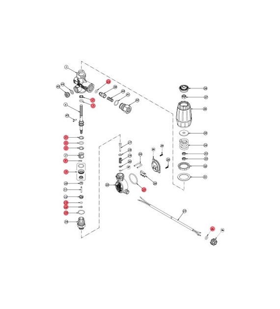 Reparatursatz für VRC25 mit Druckschalter