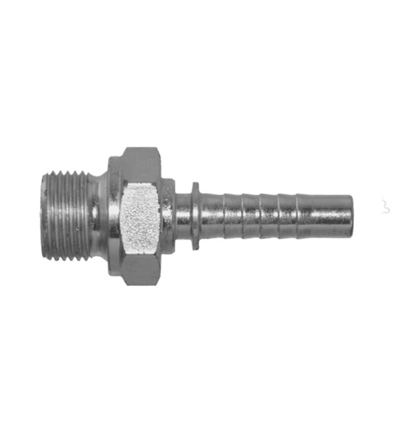 Dichtkegelpressnippel NW8 - 3/8 AG - Edelstahl