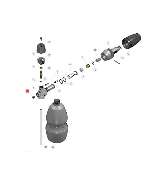 Düse für Schaumlanze PF22 - Pos.20