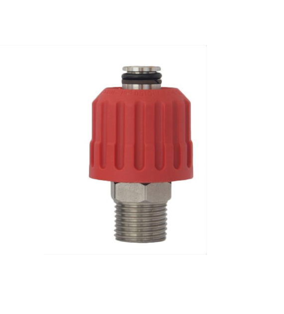 Handverschraubung M24 IG - 1/4  AG - 500 bar
