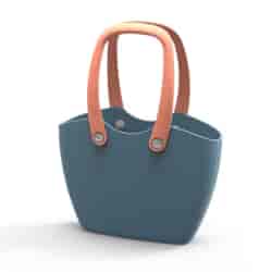Tasche „FOR LIVING BAG” blau