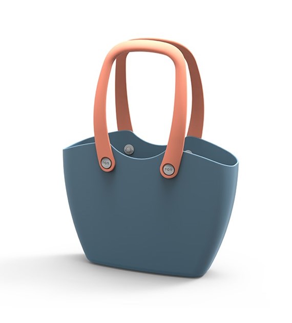 Tasche „FOR LIVING BAG” blau