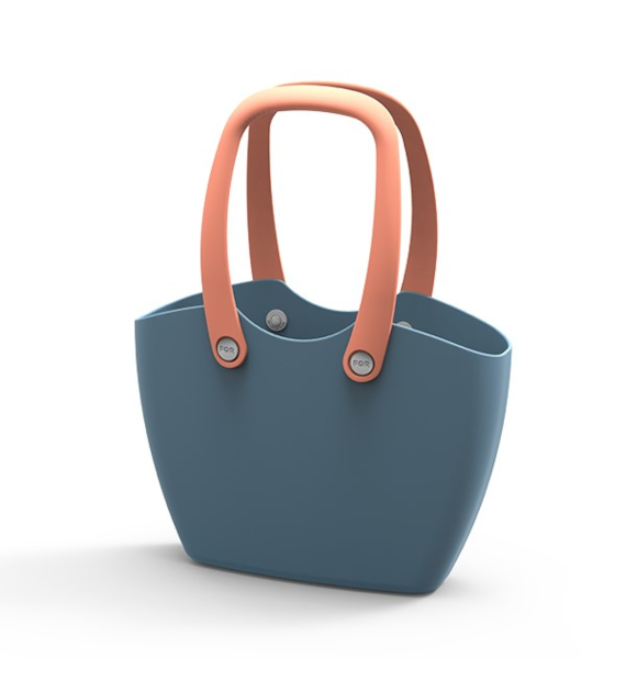 Tasche „FOR LIVING BAG” blau