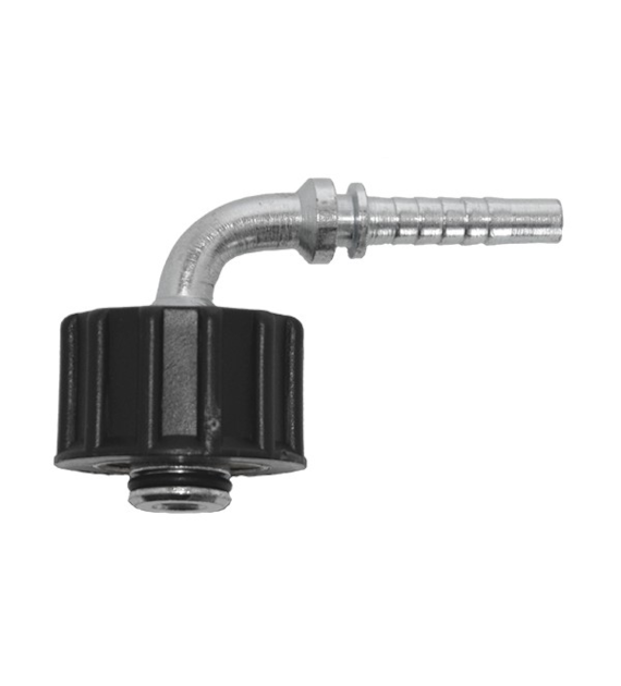 Pressnippel NW8 vormontiert 90° M22 IG  -  K 
