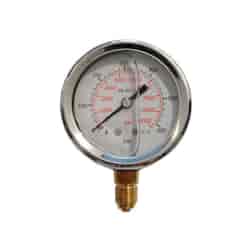 Manometer NW 63 - 600 bar 1/4  AG ausgang unten