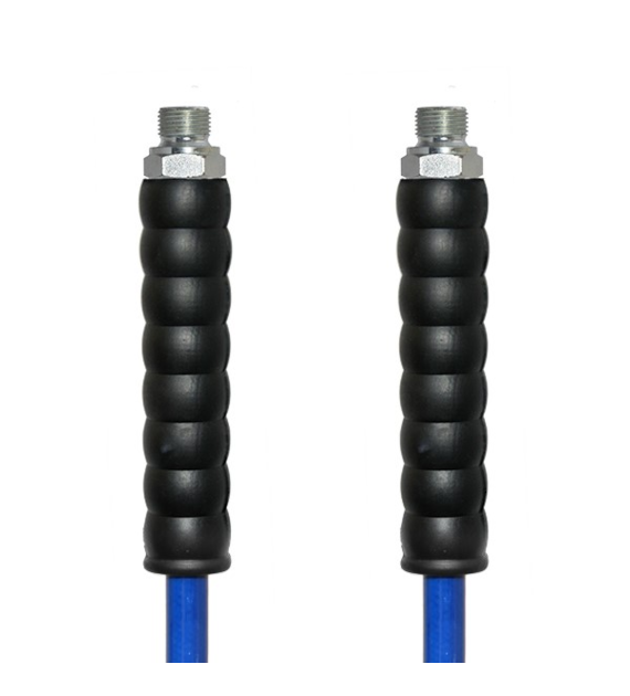 HDSchl Blau Glatt 8/2/400 15m 3/8AG - 3/8AG